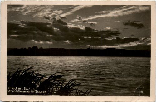 Glauchau i. Sa. - Abendstimmung am Stausee