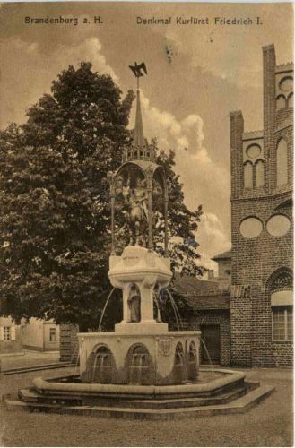 Brandenburg a.H., Denkmal Kurfürst Friedrich I