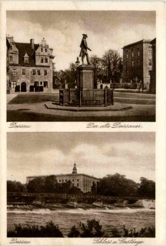 Dessau, der alte Dessauer, Schloss u. Gestänge