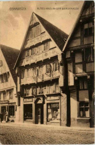 Osnabrück. Altes Haus an der Bierstrasse