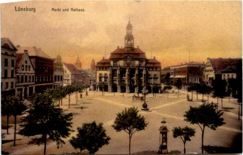 Lüneburg, Markt und Rathaus