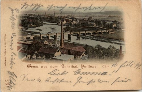 Gruss aus dem Ruhrtal Hattingen