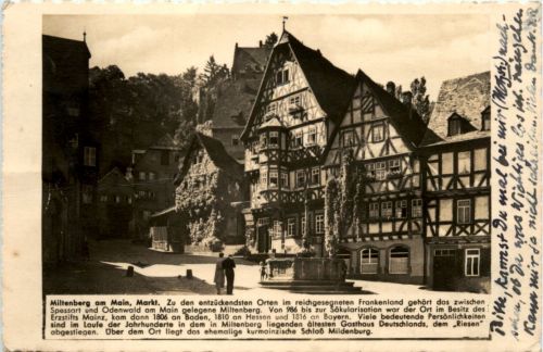 Miltenberg, Markt