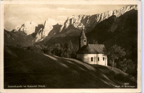 Antonikapelle im kaisertal