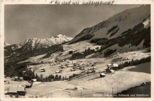 Riezlern mit Söllereck und Nebelhorn