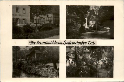 Die Grundmühle im Seifersdorfer Tal, div. Bilder