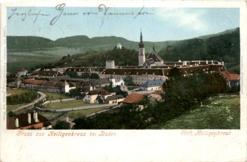 Gruss aus Heiligenkreuz bei Baden, Stift, heiligenkreuz