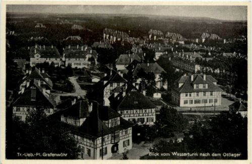 Truppenübungsplatz Grafenwöhr, Blick vom Waseerturm nach dem ostlager