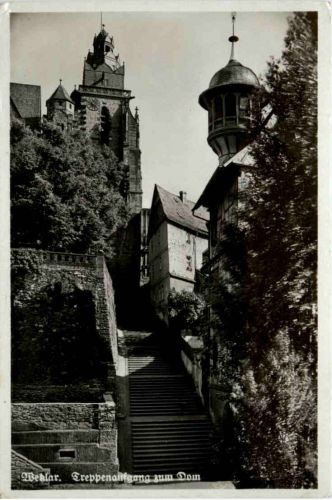 Wetzlar, Treppenaufgang zum Dom
