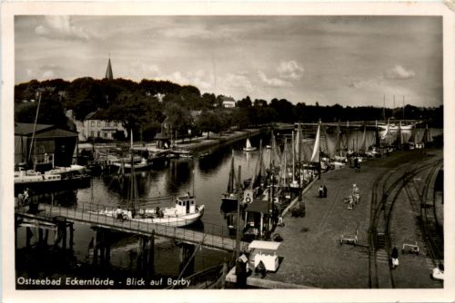 Eckernförde, Blick auf Borby