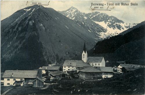 Berwang, Tirol mit Roter Stein