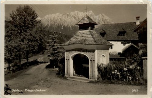 Oeblarn, Kriegerdenkmal
