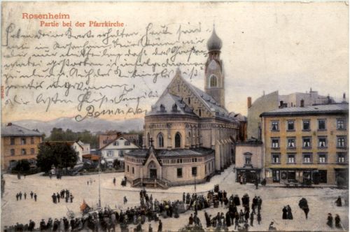 Rosenheim, Partie bei der Pfarrkirche