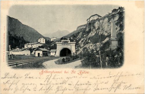 Arlbergtunnel bei St. Anton
