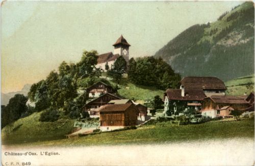 Chateau d Oex - L Eglise