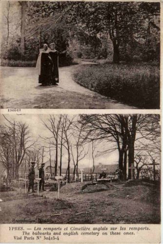 Ypres - Les remparts et Cimetiere