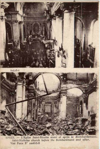 Ypres - L Eglise Saint Nicolase