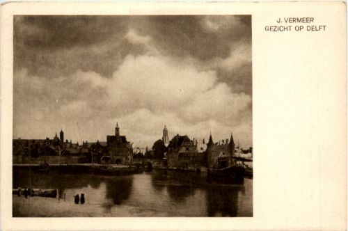 J. Vermeer - Gezicht op Delft