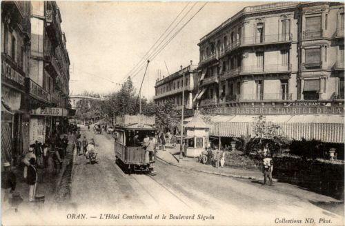 Oran - L Hotel Continental - Tramway