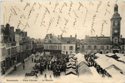 Romorantin - Place d Armes - Le Marche
