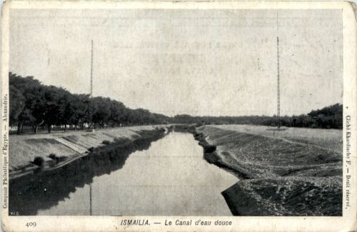 Ismailia - Le canal d eau douce
