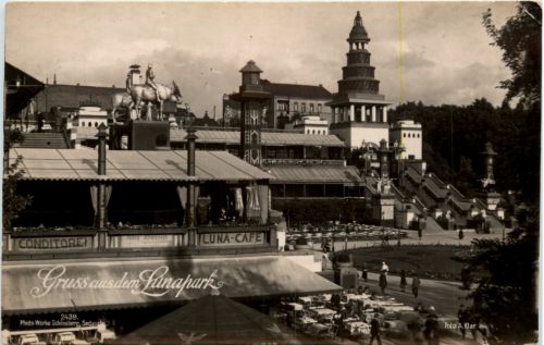 Berlin Halensee - Gruss aus dem Lunapark
