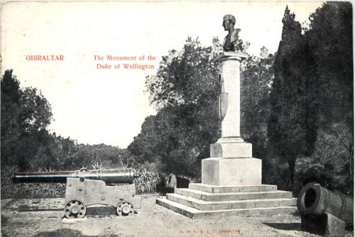 Gibraltar - The Monument of the Duke of Wellington
