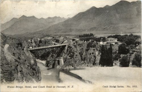 Walan Bridge - Coach Road to Hammer - New Zealand