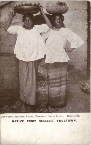 Sierra Leone - Freetown - Native Fruit Sellers