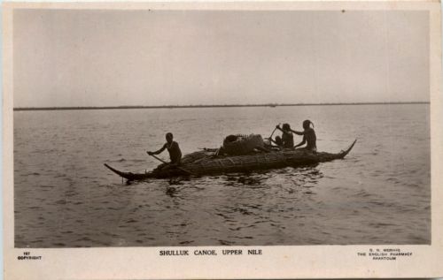 Shulluk Canoe upper Nile - Sudan