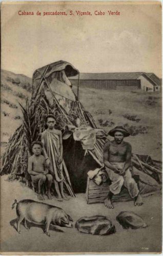 Cabo Verde - Cabana de pescadores - S. Vicente
