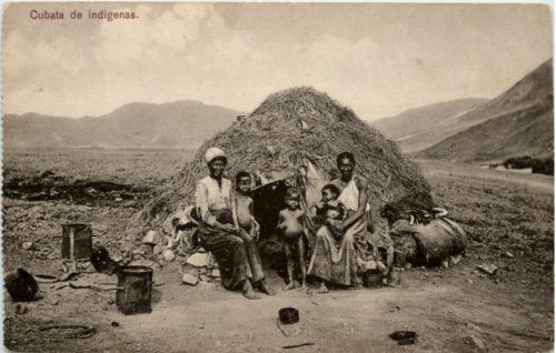 Cabo Verde - Cubata de indigenas