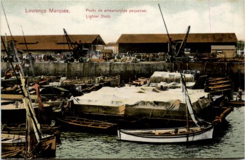 Lourenco Marques - Ponte de embarcacoes pequenas