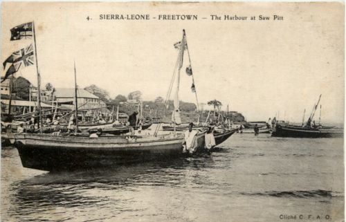 Sierra Leone - Freetown - The Harbour at Saw Pitt