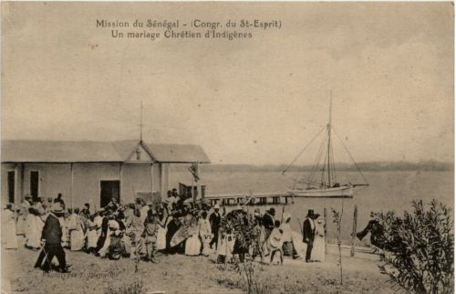 Senegal - Un mariage Chretien d Indigenes