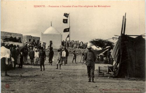 Djibouti - Procession a l occasion d une Fete