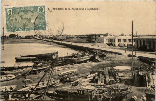 Djibouti - Boulevard de la Republique a Djibouti