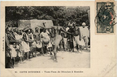 Cote d Ivoire - Tam-Tam de Dioulas a Koroko