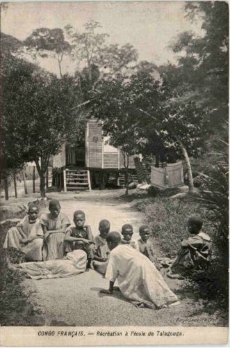 Congo - Recreation a l ecole de Talagouga