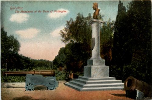 Gibraltar - The monument of Duke of Wellingtons