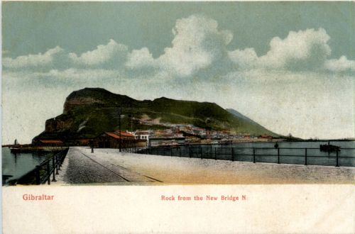 Gibraltar - Rock from the New Bridge