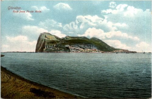 Gibraltar - Rock from Punta Mala