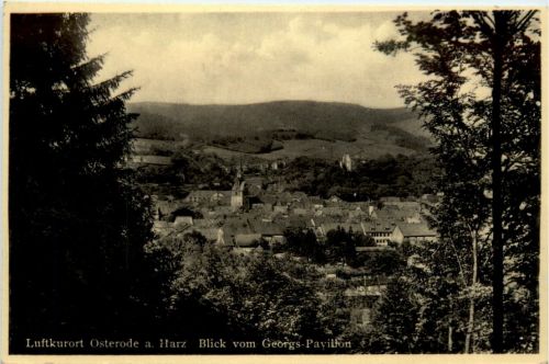 Osterode a. Harz, Blick vom Georgs-Pavillon