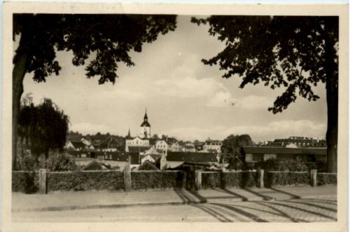 Meerane, Blick vom Bahnhof