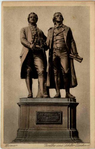 Weimar, Goethe und Schiller-Denkmal