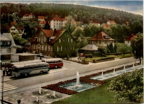 Bad König im Odenwald, Wasserspiele in den Bahnhofsanlagen