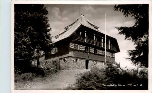 Darmstädter Hütte bei Wildsee u. Ruhestein im Schwarzwald