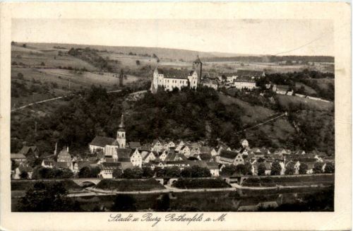 Rothenfels a. M. Stadt und Burg