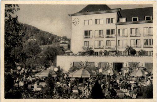 Radiumbad Oberschlema, Hotelgarten