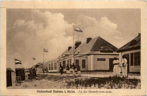 Ostseebad Dahme i.Holst., An der Strandpromenade